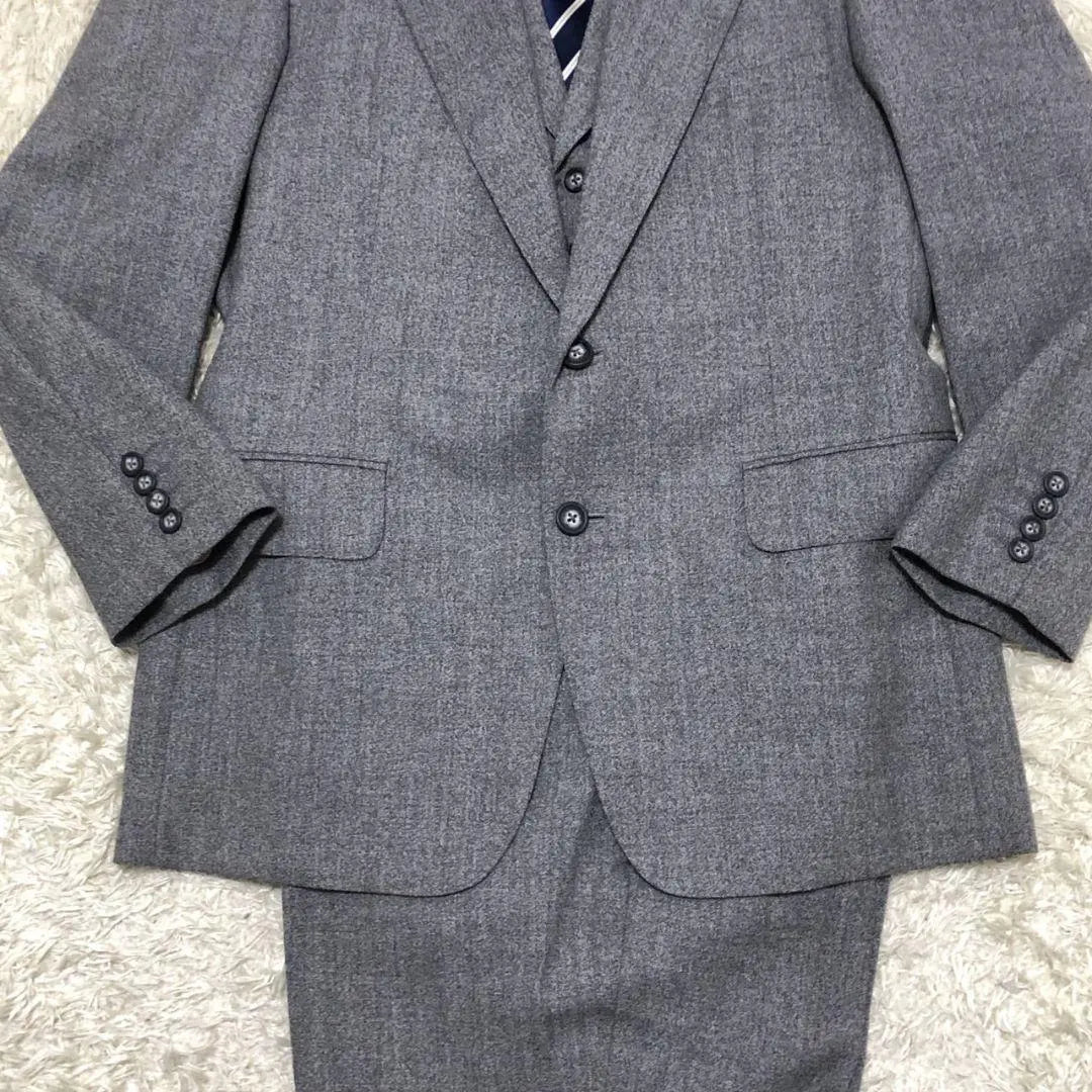 Extremely beautiful condition★Burberrys Burberry Three-piece set-up luxury suit