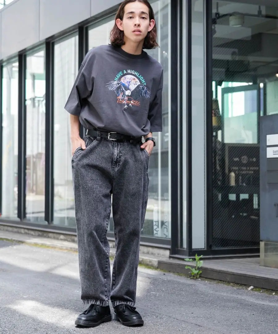 Sold out item★WEGO wego Chemical Buggy Pants Denim Men's L