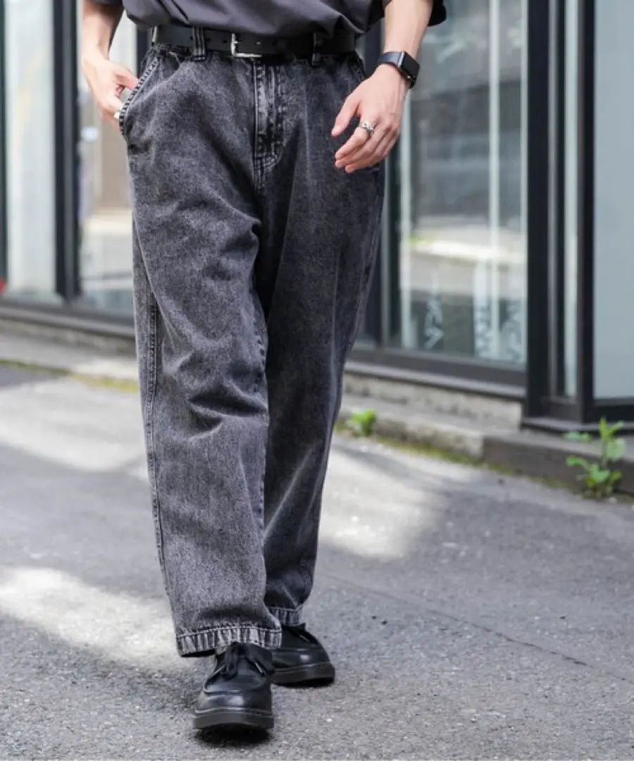 Sold out item★WEGO wego Chemical Buggy Pants Denim Men's L