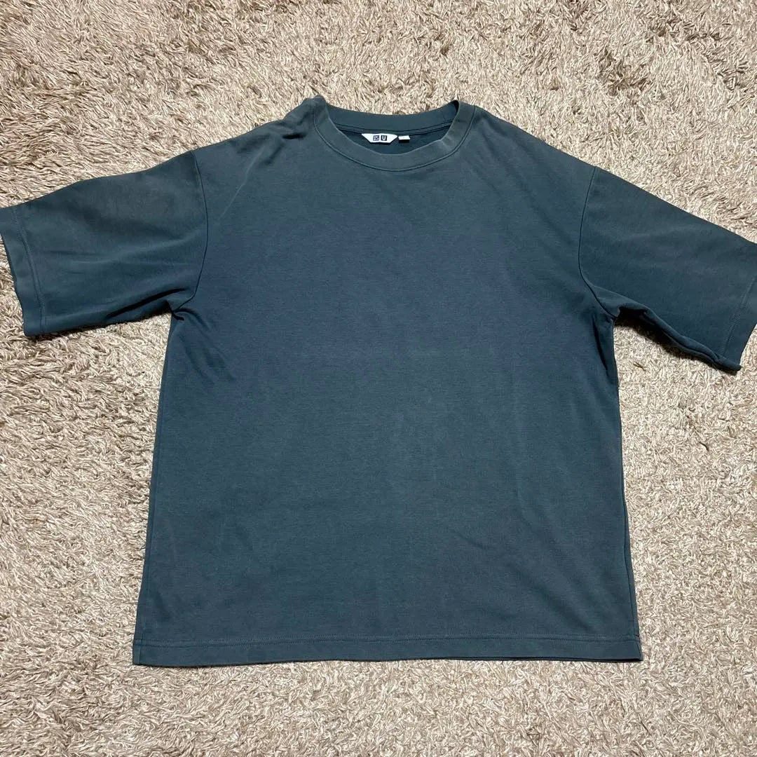 UNIQLO U Dark Blue Short Sleeve T-shirt Size L