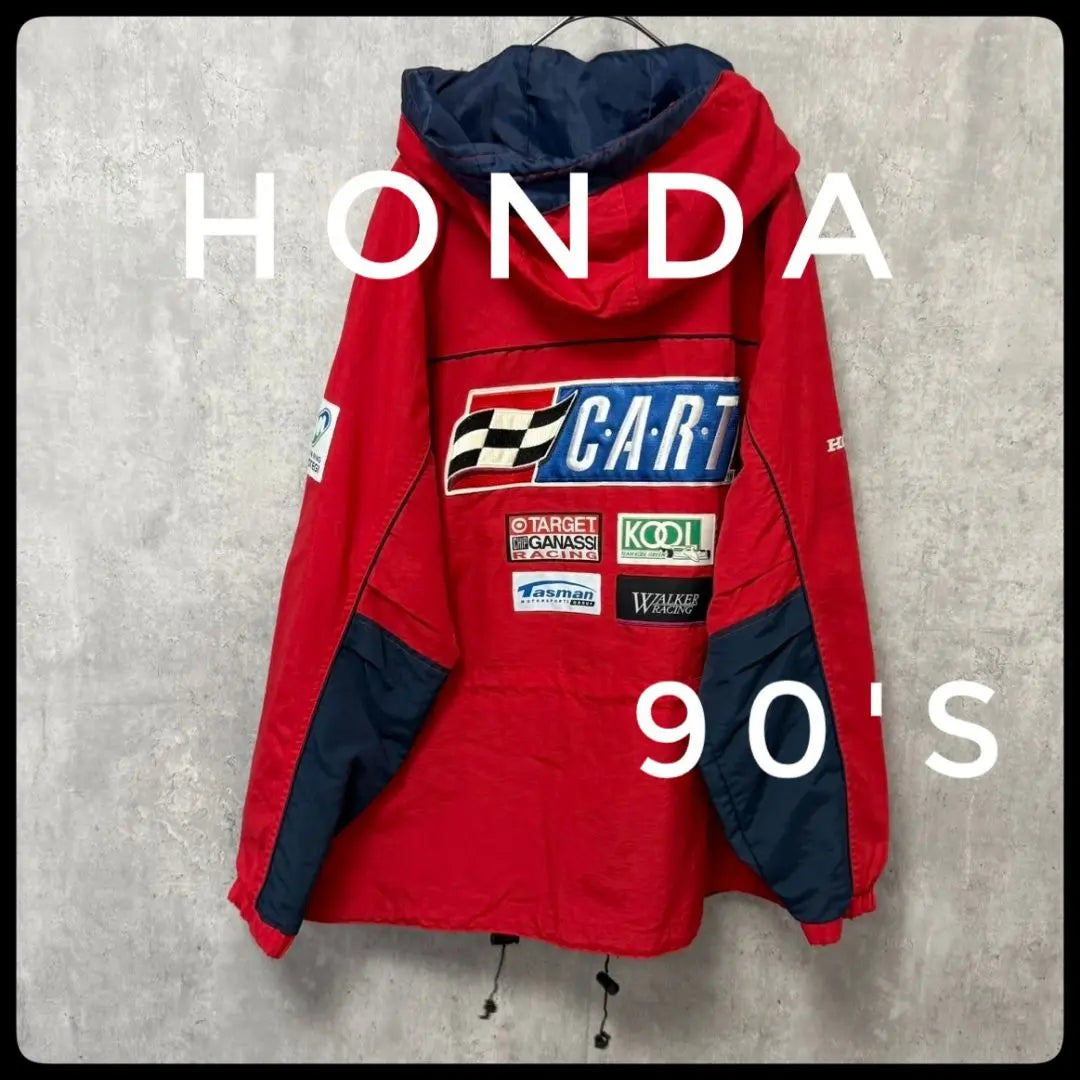 ☆【90's・Not for sale】HONDA Racing Jacket Corporate Logo