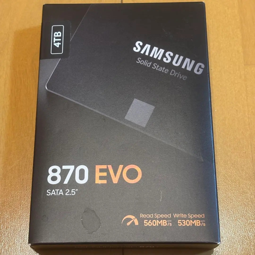 [Sin abrir] Samsung SSD 870 EVO 4TB SATA 2,5 pulgadas | 【未開封】Samsung SSD 870 EVO 4TB SATA 2.5インチ