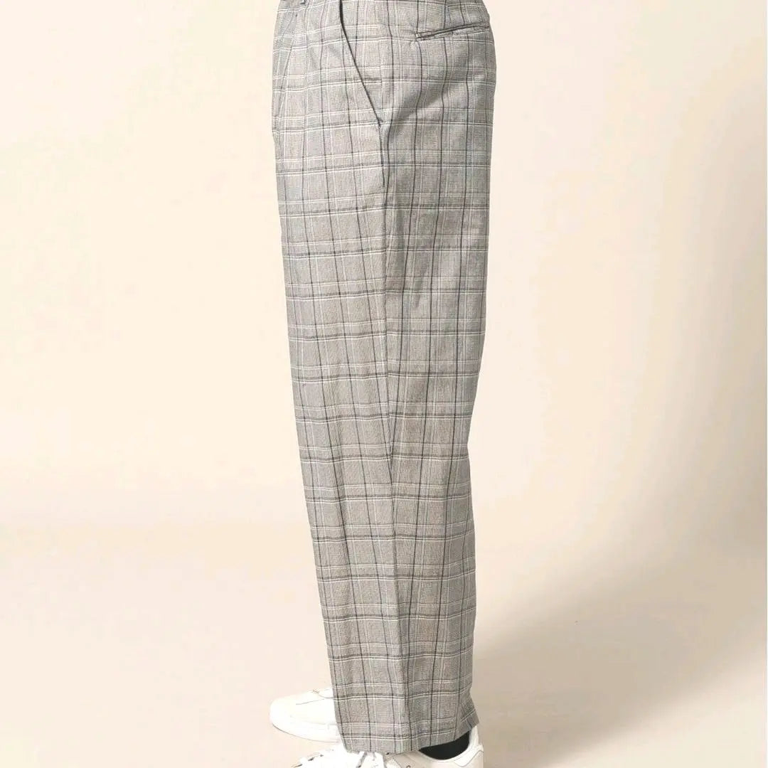 New, unused, joint work pants, trousers, checkered pattern, unisex