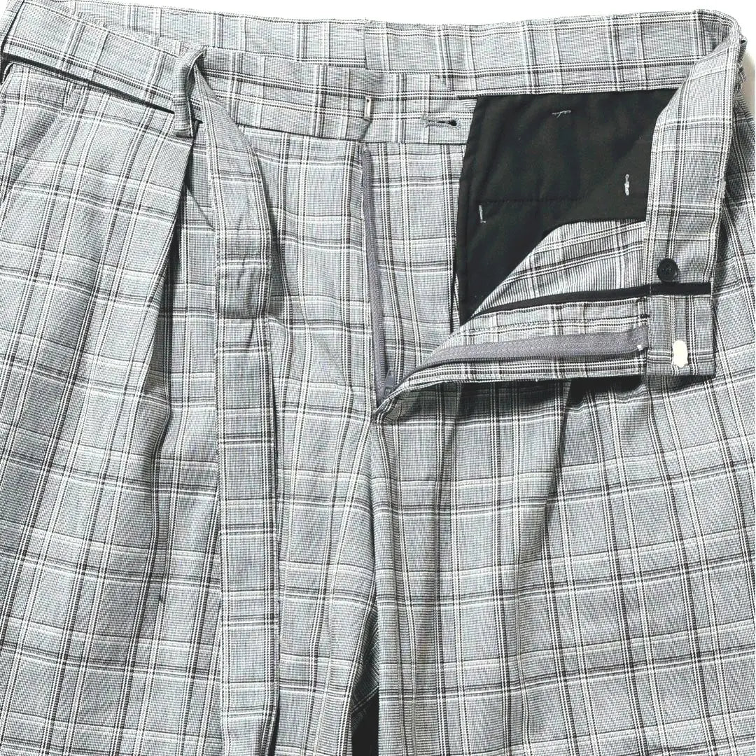 New, unused, joint work pants, trousers, checkered pattern, unisex