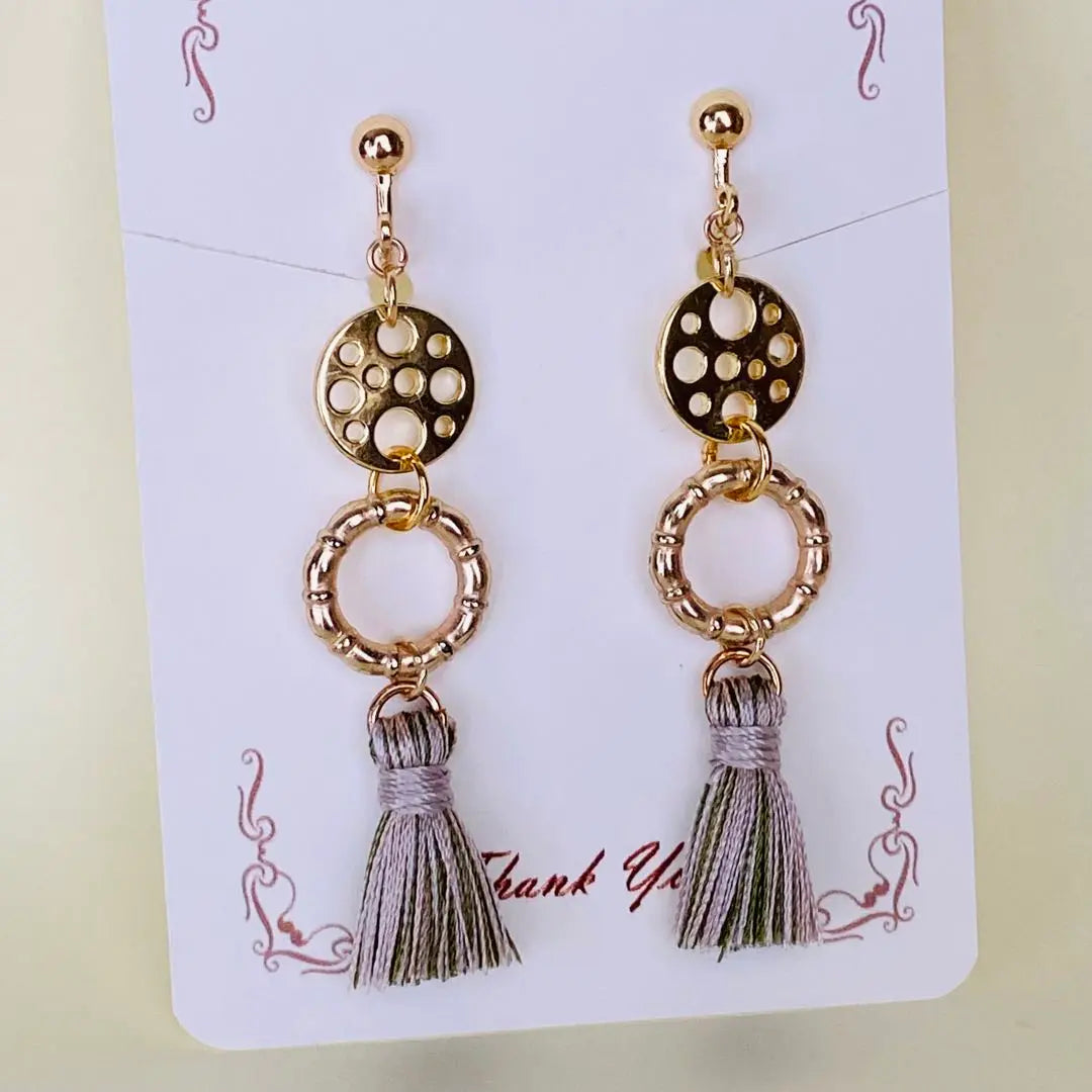 Handmade earrings, tassels, hoops