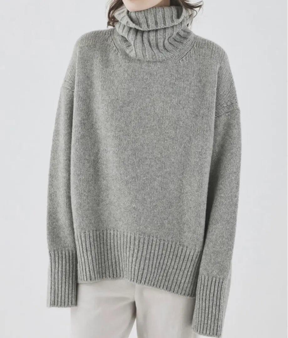 FENNEL Fine Merino Wool Turtleneck Pullover Knit