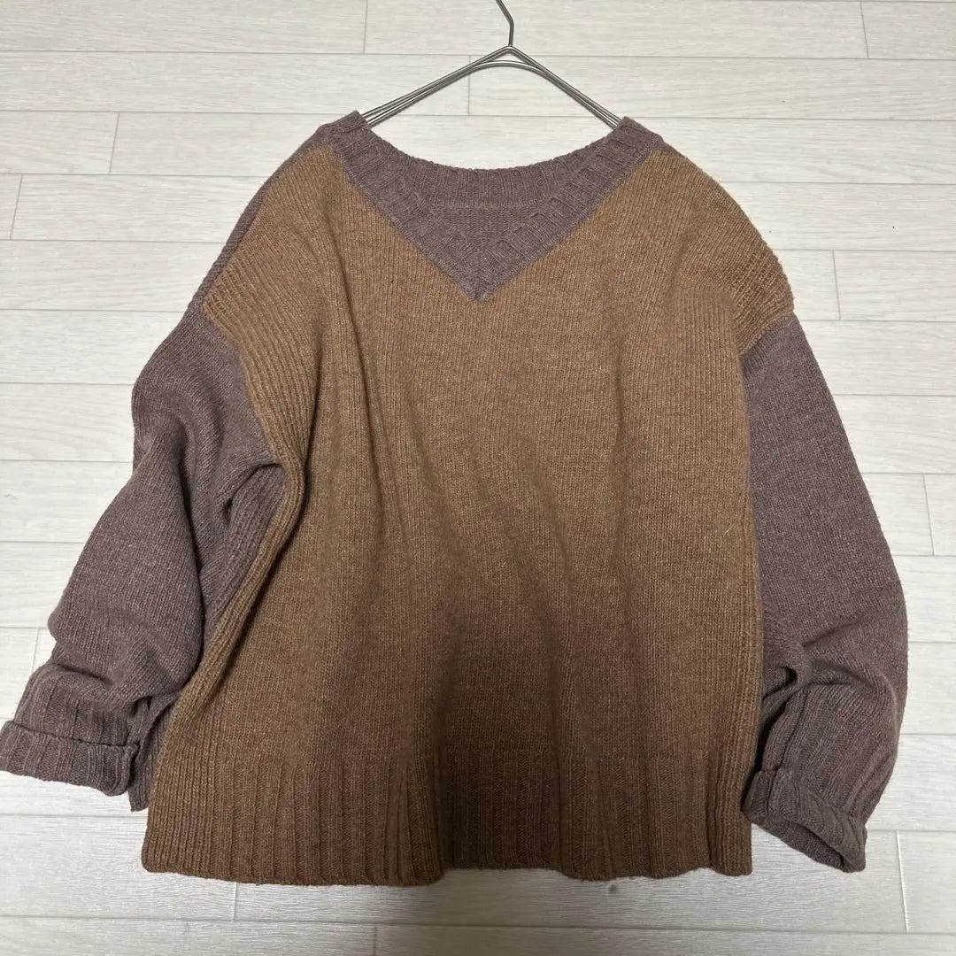 GALLARDAGALANTE/GALLARDAGALANTE Bicolor knit