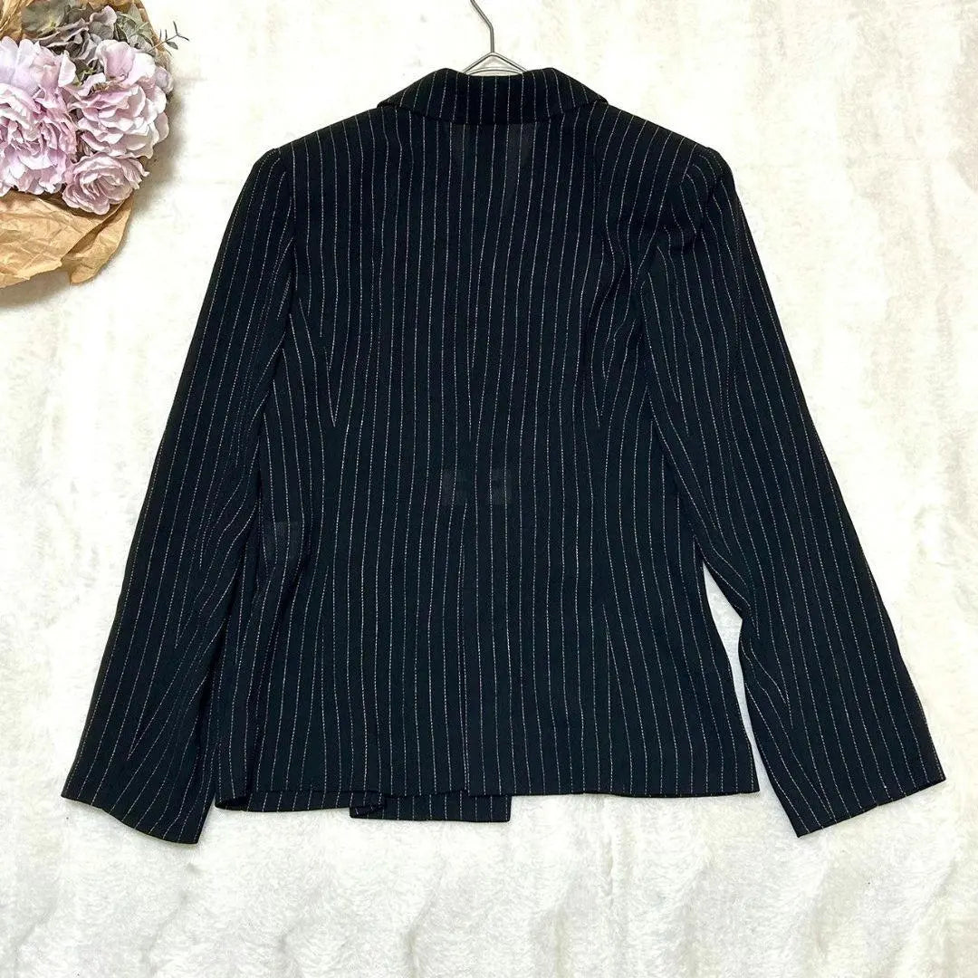 Beautiful goods [SAMUEL] Tailored jacket Single button No. 11 Black Strap | 美品【samuel】テーラードジャケット　シングルボタン　11号　黒　ストラップ