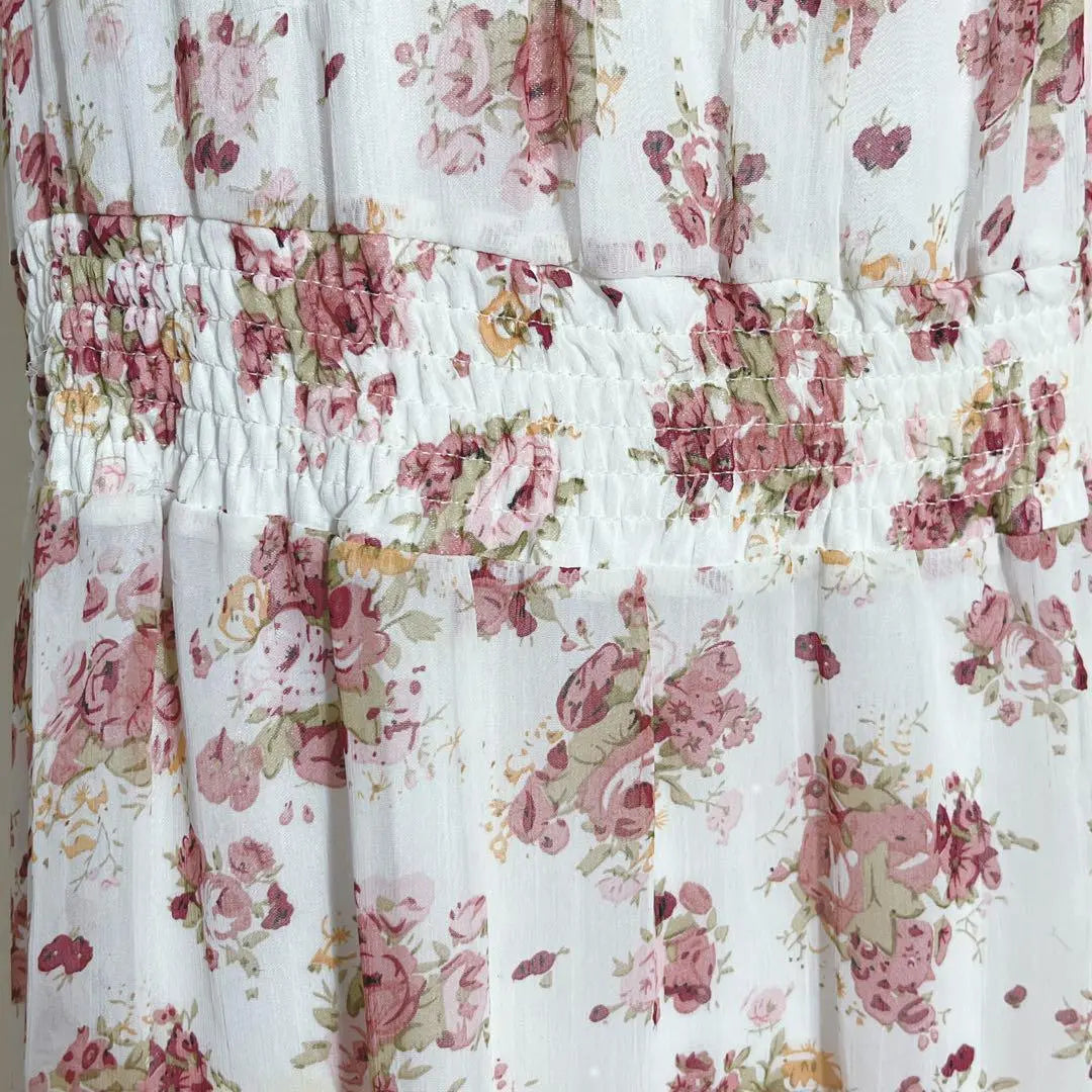 ❤️ Traje de baño de una pieza con estampado de flores de goma de belleza Yuru transparente de 38 m