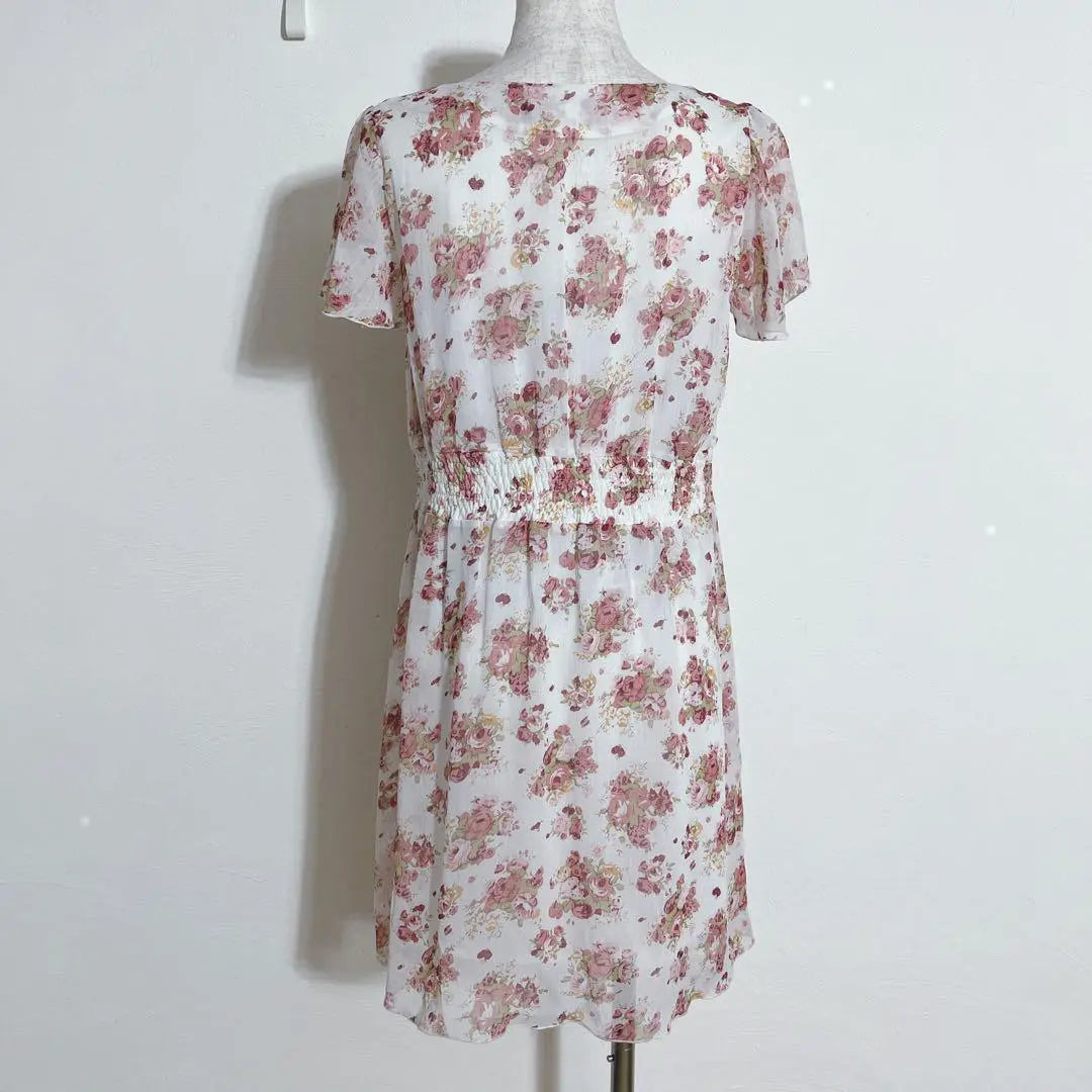 ❤️ Traje de baño de una pieza con estampado de flores de goma de belleza Yuru transparente de 38 m