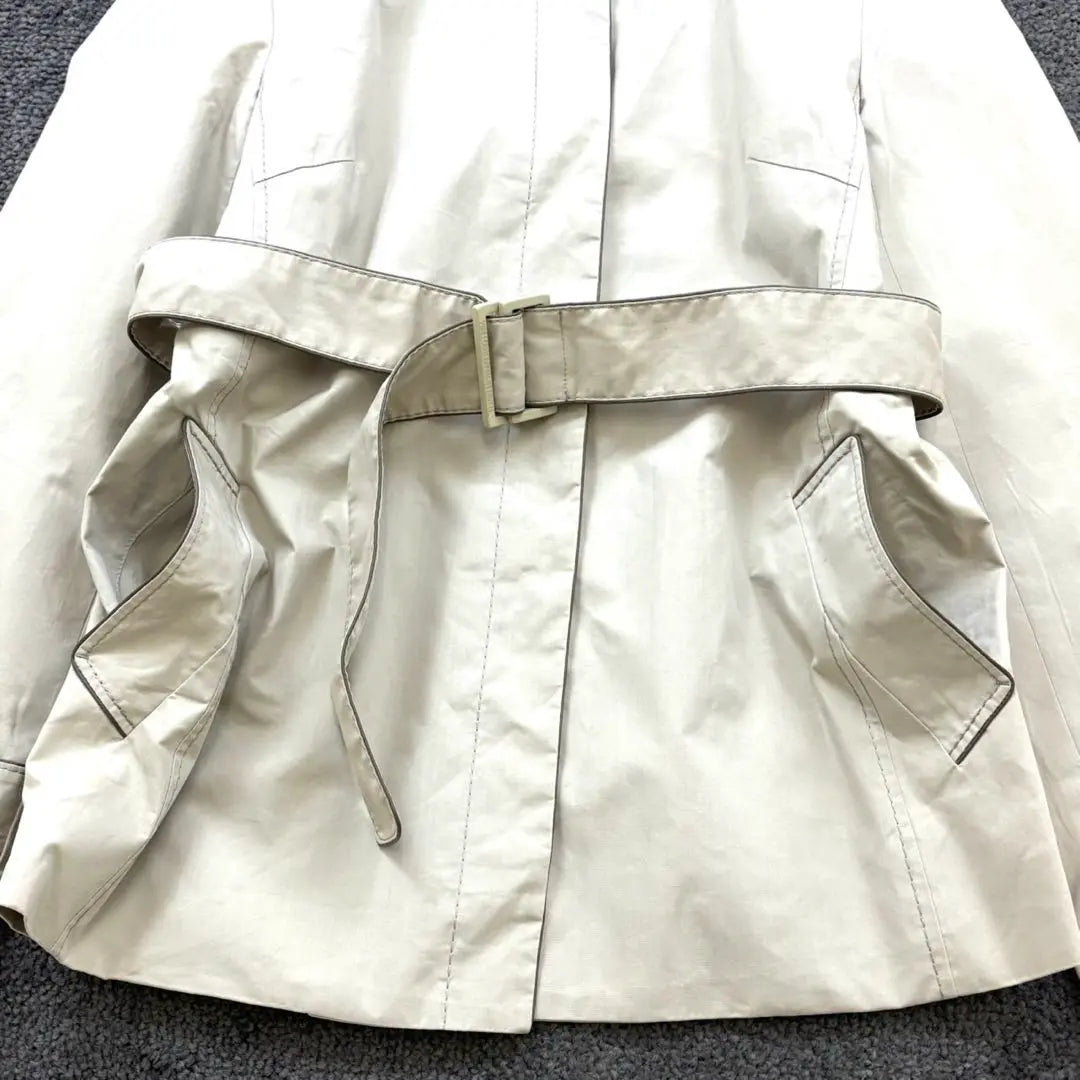 [Distrito 23] Gabardina beige de primavera/otoño n.° 38 Abrigo de primavera para ir al trabajo o a la escuela