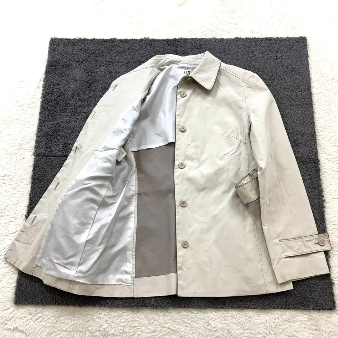 [Distrito 23] Gabardina beige de primavera/otoño n.° 38 Abrigo de primavera para ir al trabajo o a la escuela