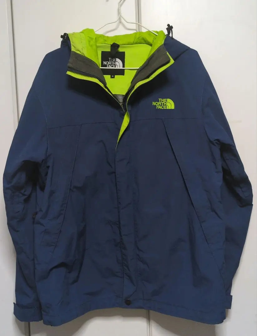 THE NORTH FACE Outdoor Jacket Navy/Lime. S