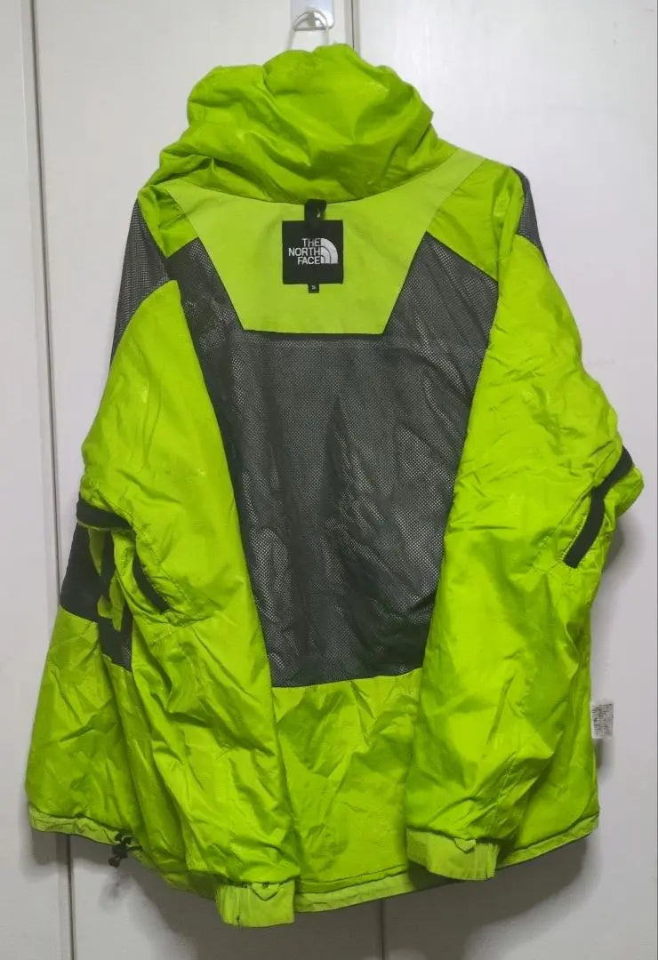 THE NORTH FACE Outdoor Jacket Navy/Lime. S