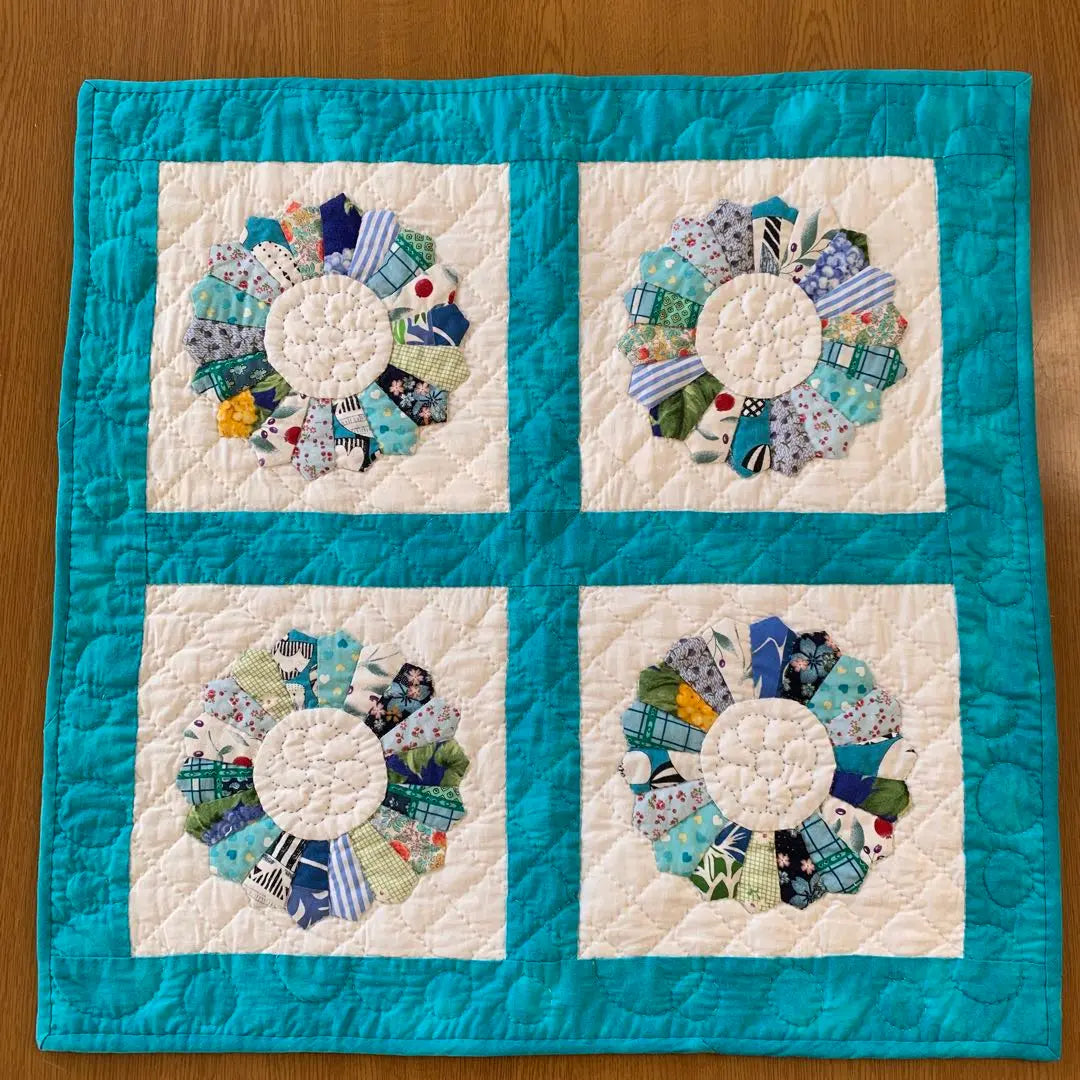 [Dresden] Patchwork quilt tapestry handmade