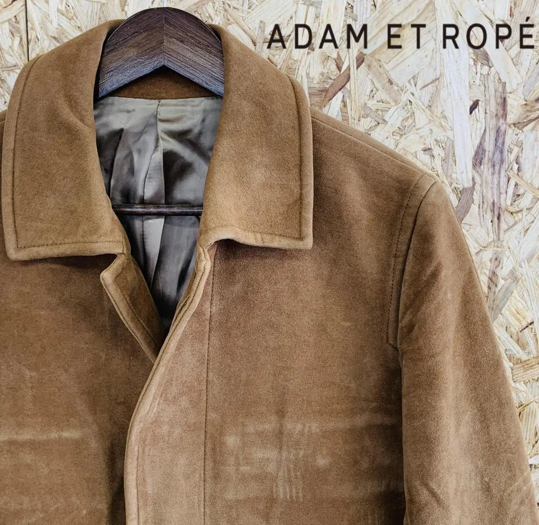 Good condition ADAM ET ROPE Adam Erope suede trench coat