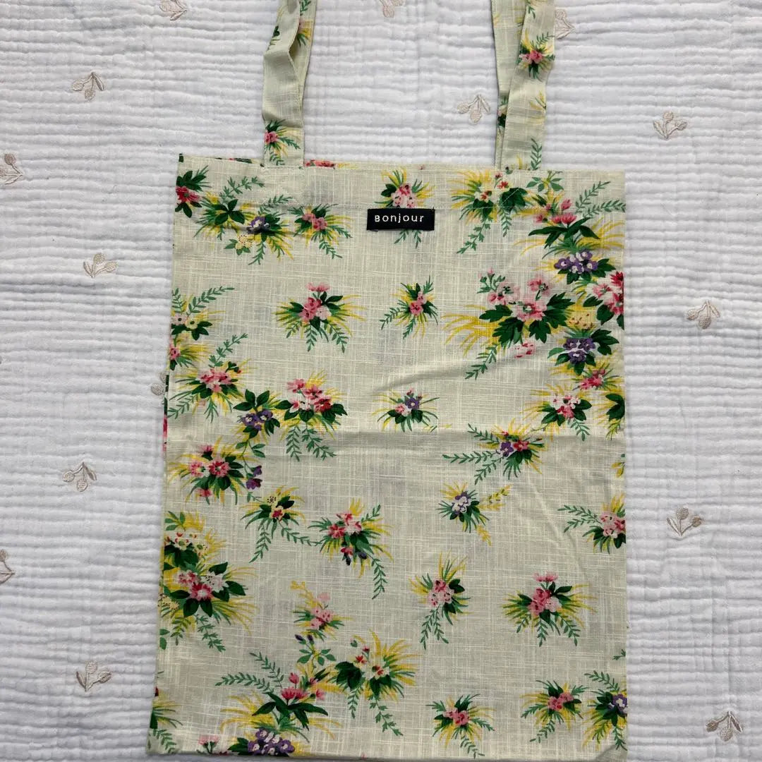 ✴︎Diario Bonjour✴︎Túnica con estampado floral 4 años con bolso de mano