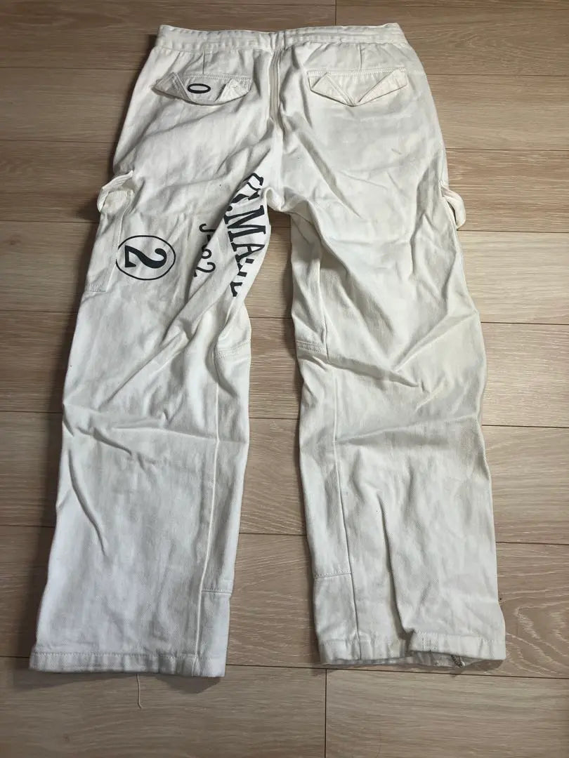 White Cargo Pants U.S.M.A.D.E