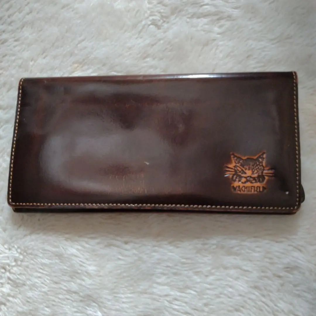 Wachifirudo Dayan Genuine Leather Long Wallet Brown