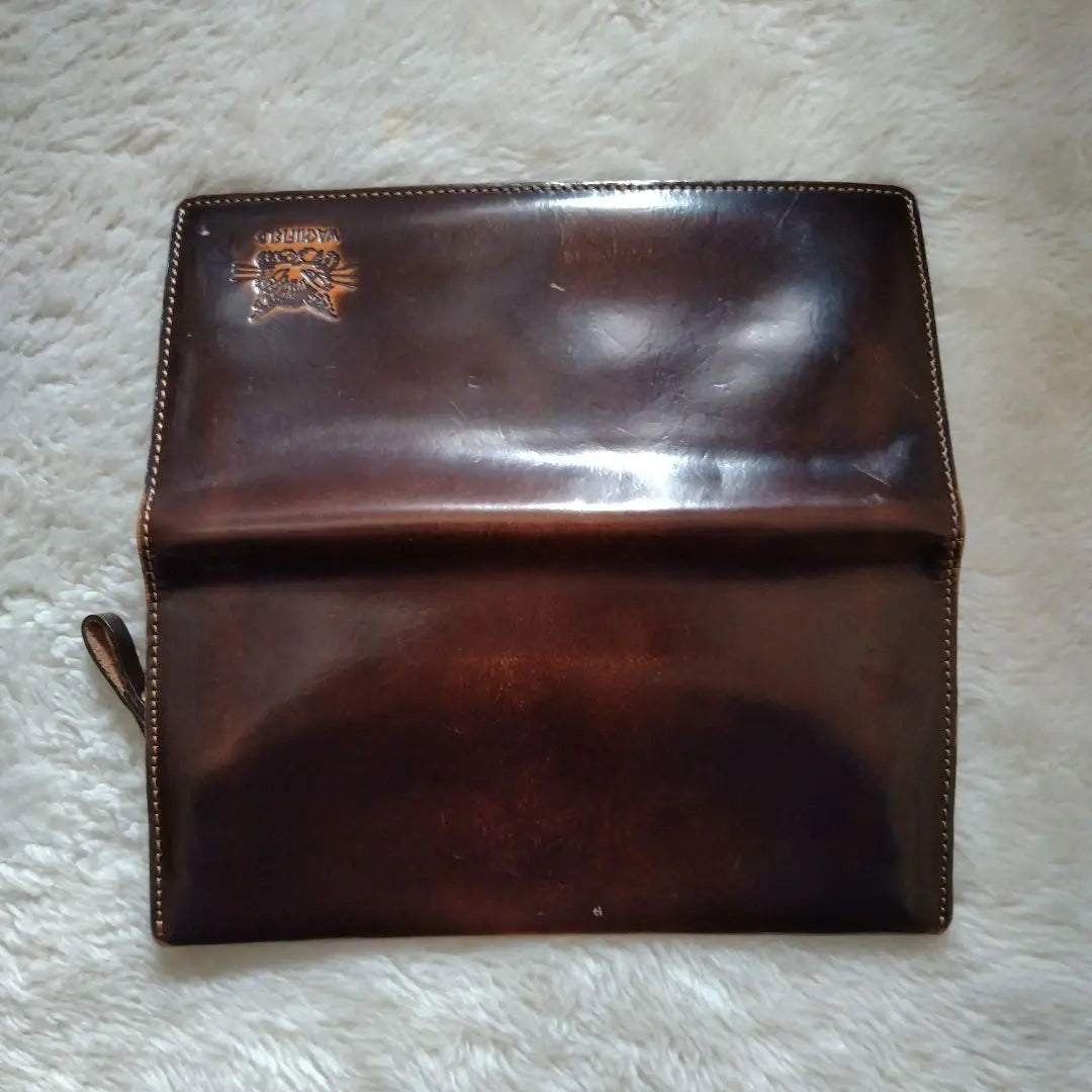 Wachifirudo Dayan Genuine Leather Long Wallet Brown