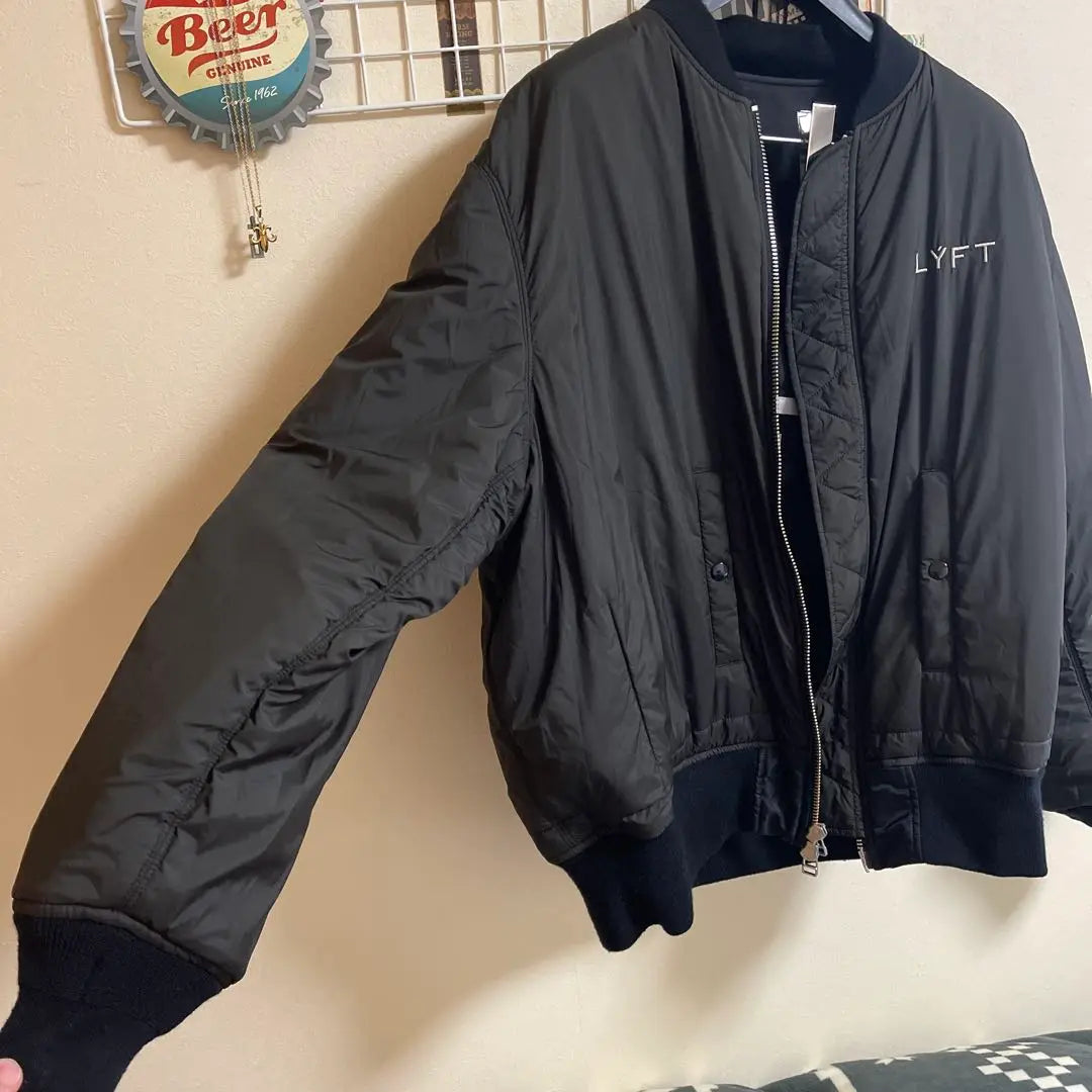 LYFT MA-1 Jacket L Size Black | LYFT MA-1ジャケット Lサイズ ブラック