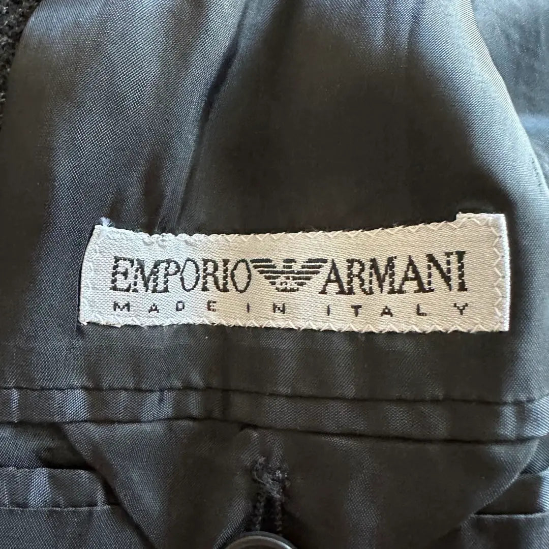 Emporio Armani Chaqueta a medida Negro Single M 2 botones | エンポリオアルマーニ テーラードジャケット ブラック シングル M 2ボタン