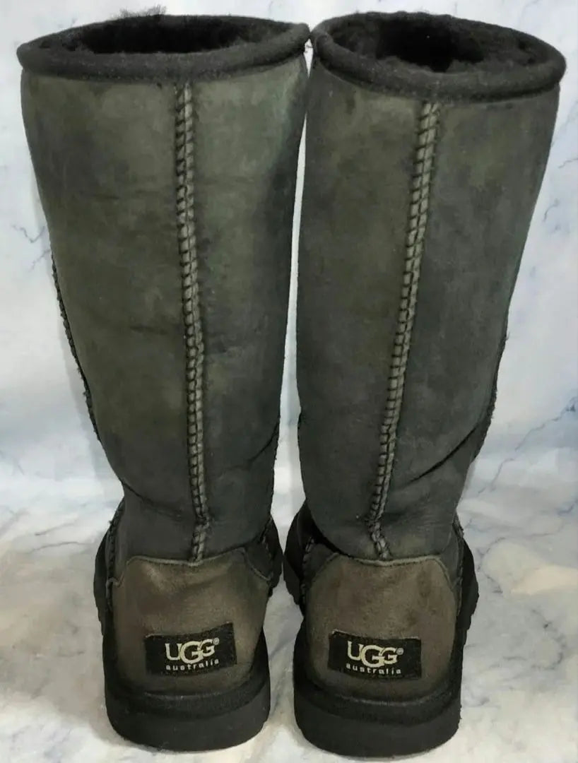 [★Envío gratuito★] Botas altas clásicas Agu Australia negras de 22 cm