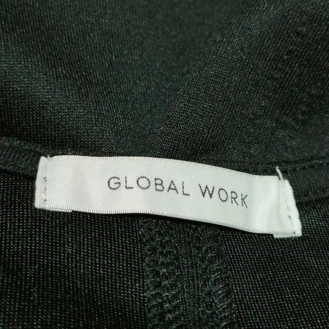 Chaleco de trabajo Global Work con escote en V profundo, tejido elástico y perforado, color negro suave