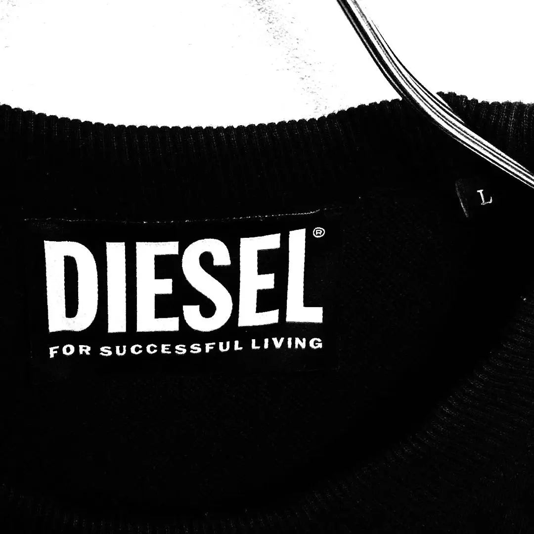 [Difícil de conseguir] FR2 DIESEL Colaboración popular Logotipo de doble cara Rare L Sudadera de manga corta