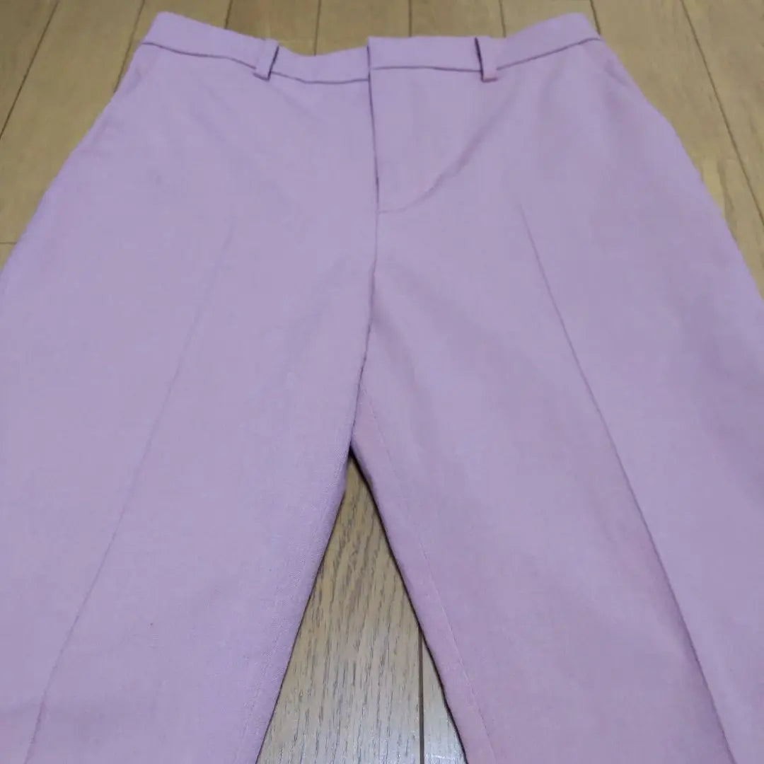 Pantalones tobilleros elegantes UNIQLO elásticos en rosa para mujer M