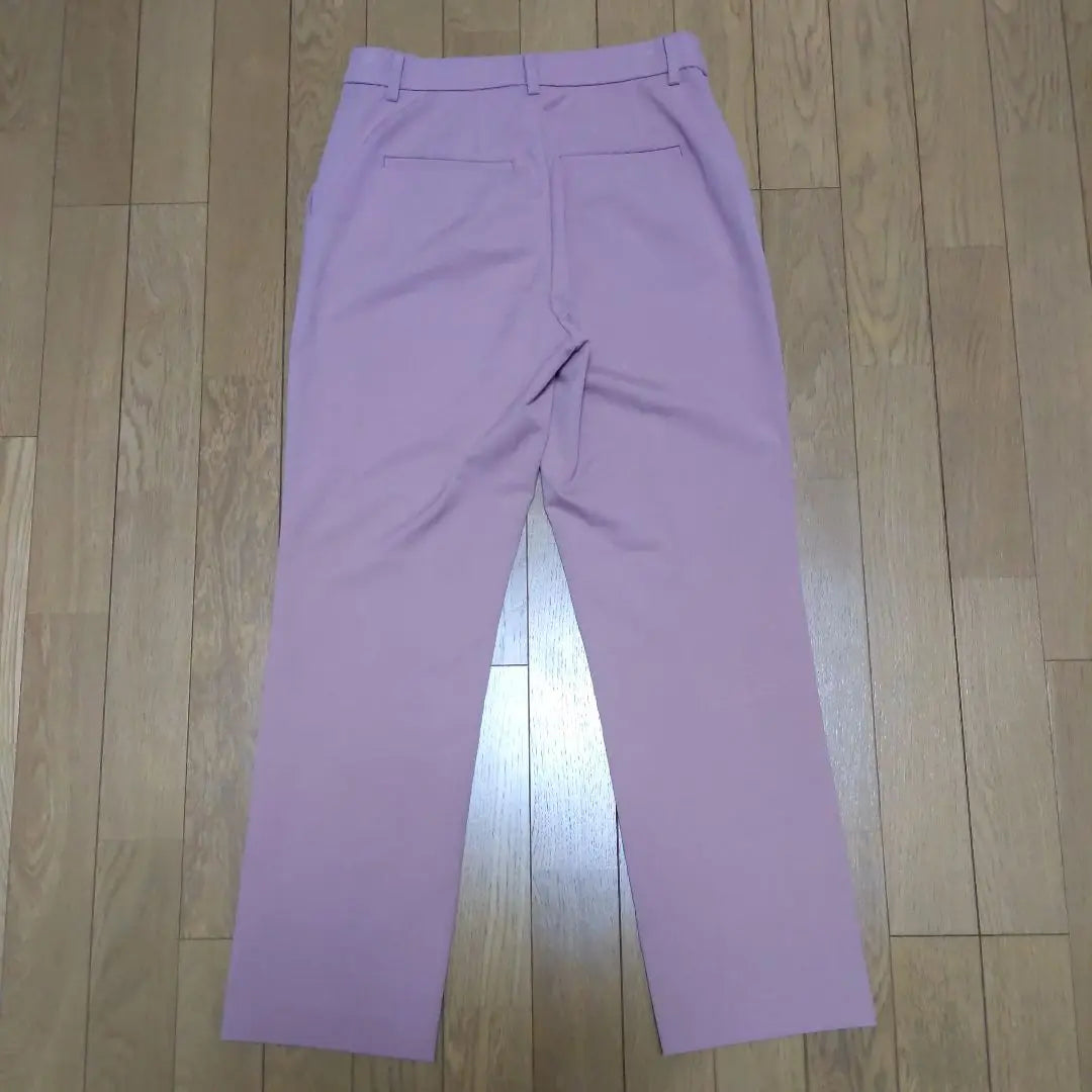 Pantalones tobilleros elegantes UNIQLO elásticos en rosa para mujer M