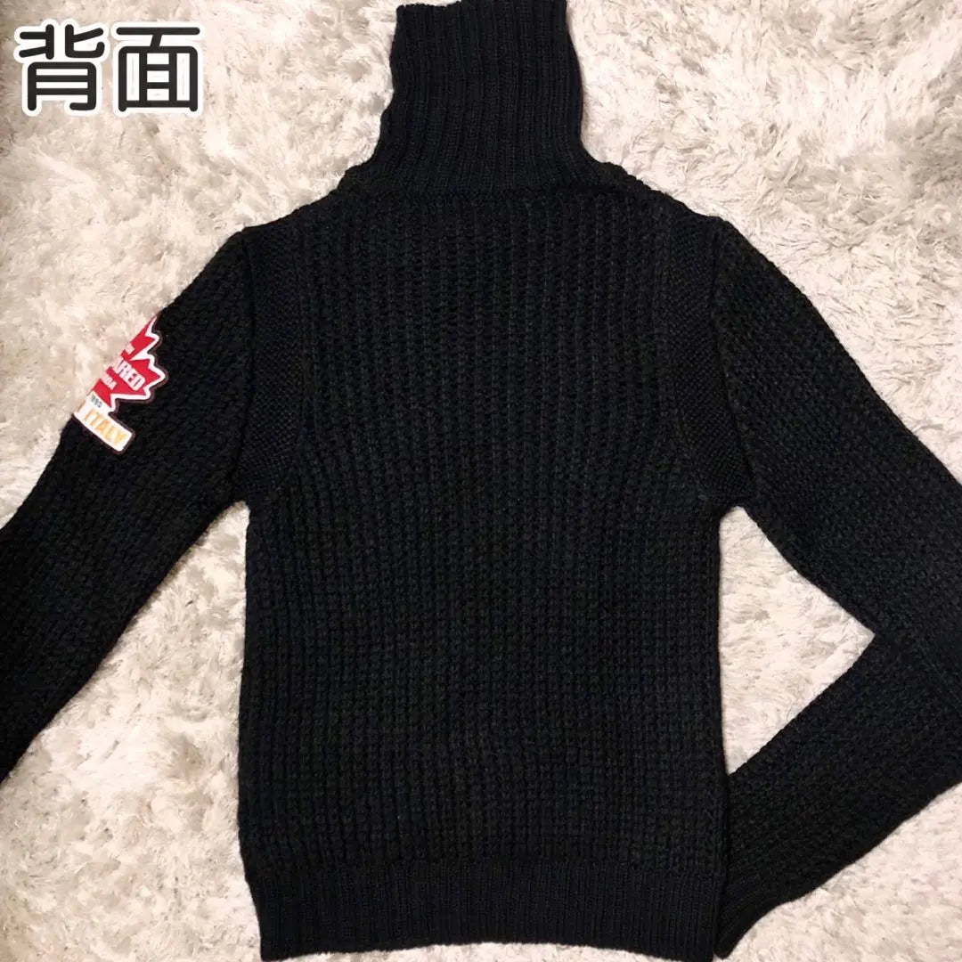 Deeque Awerd Knit Turtleneck Black Men's Trend