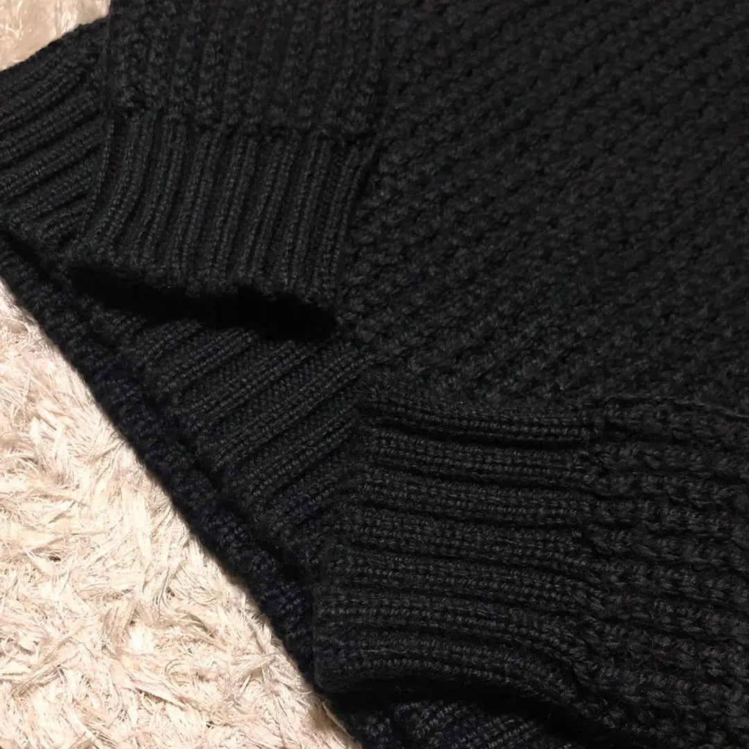 Deeque Awerd Knit Turtleneck Black Men's Trend