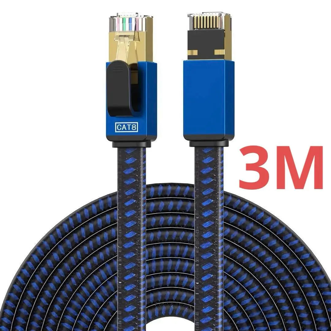 CAT8 LAN Cable 3M Category 8 Ethernet Cable RJ45