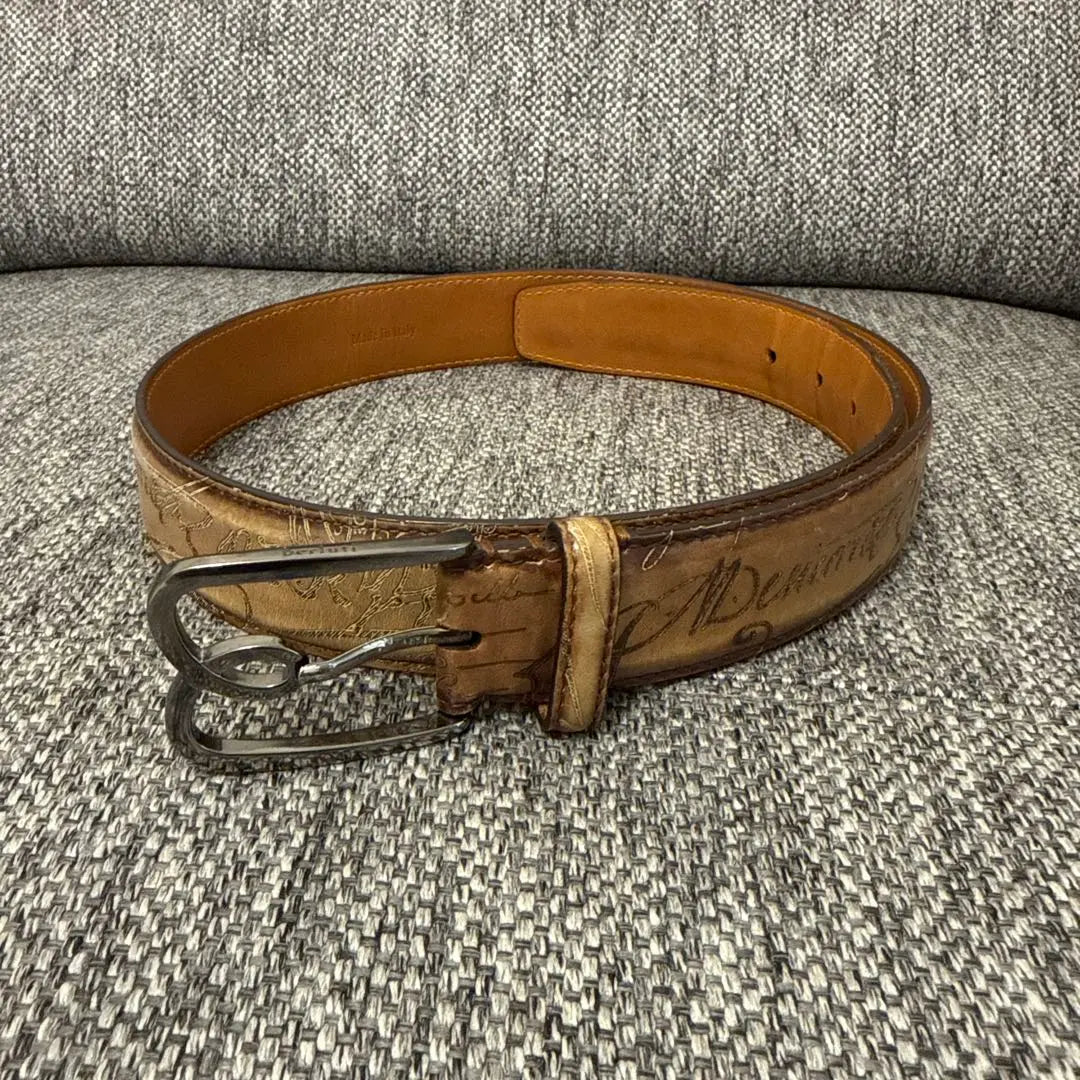 Berluti Calligraphy Belt