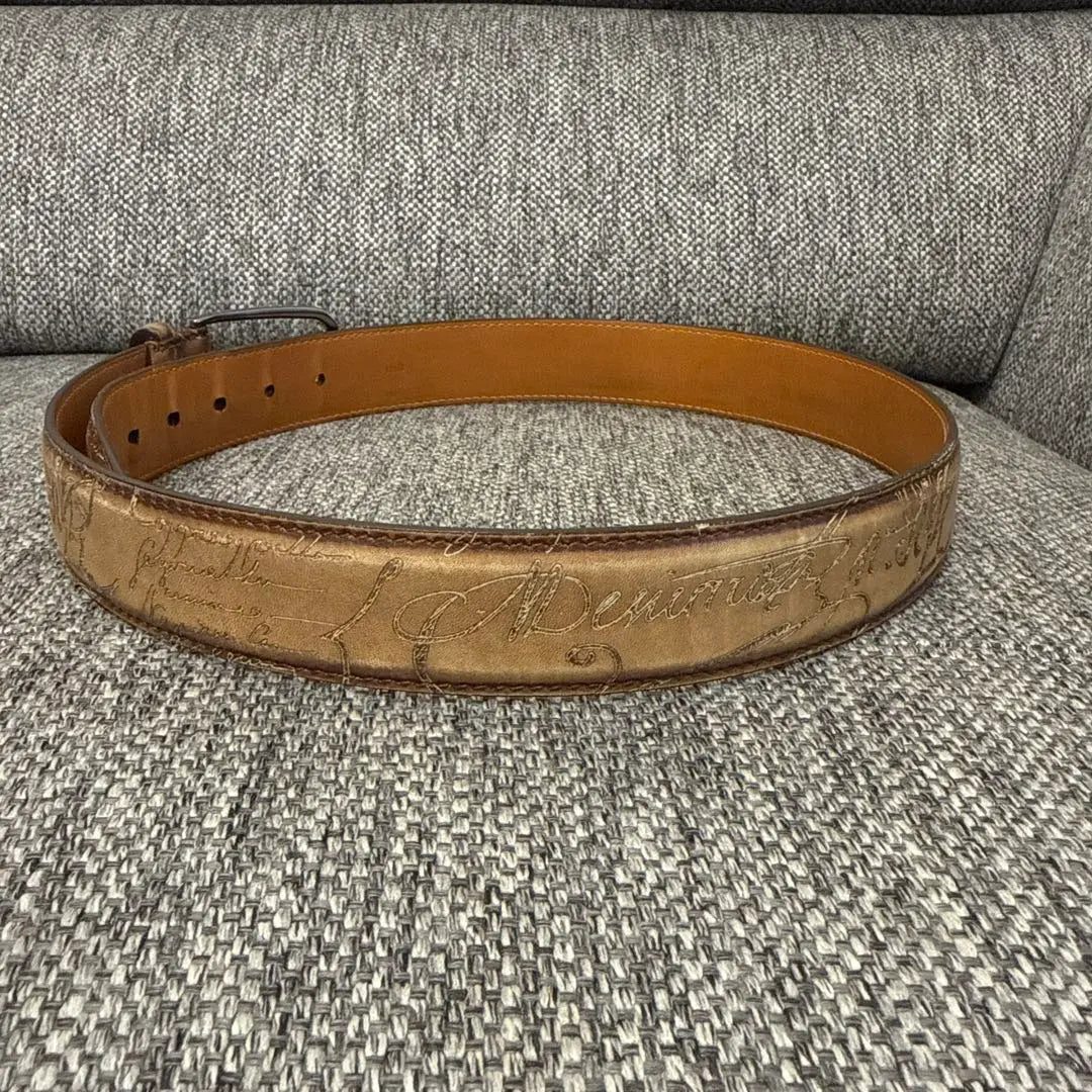 Berluti Calligraphy Belt