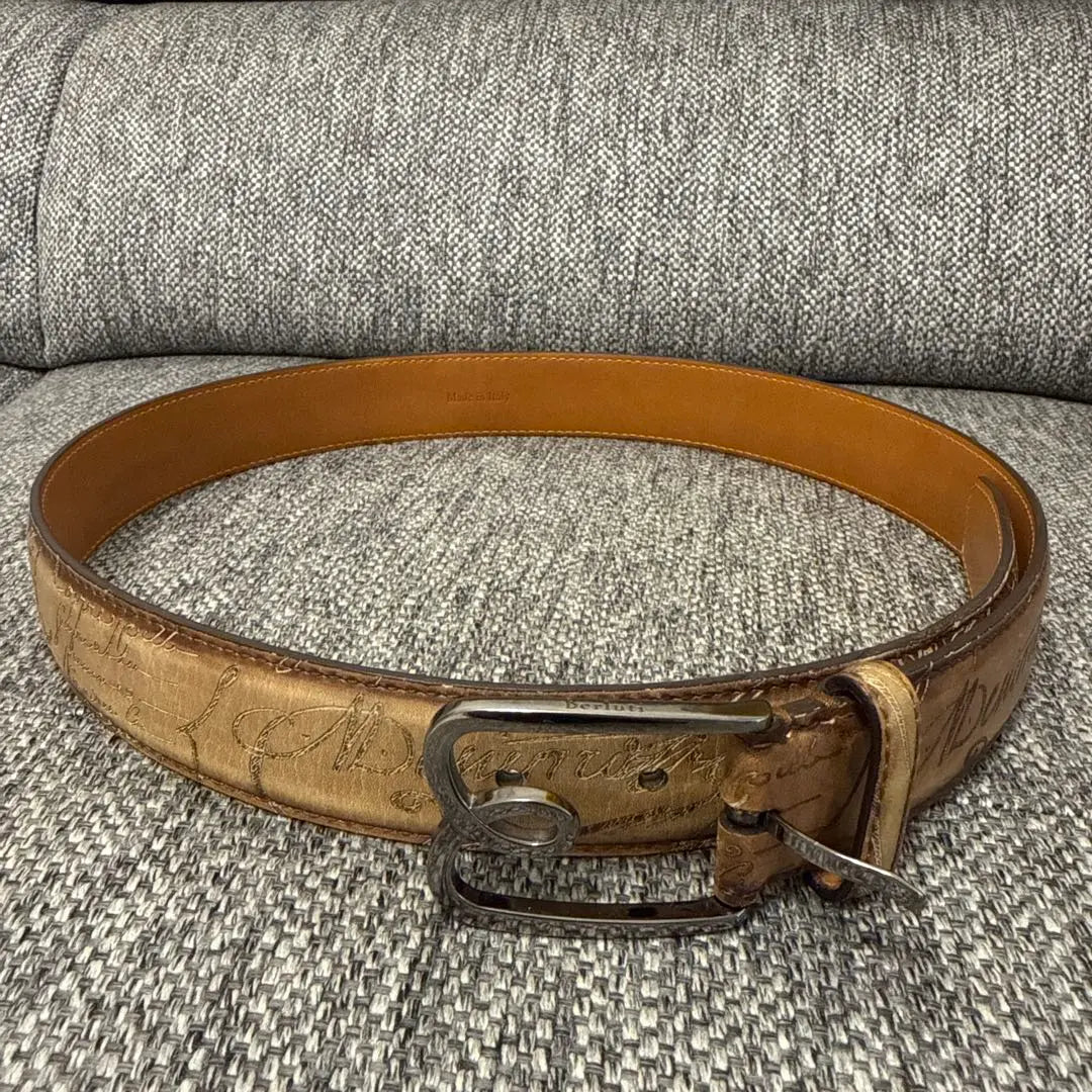 Berluti Calligraphy Belt