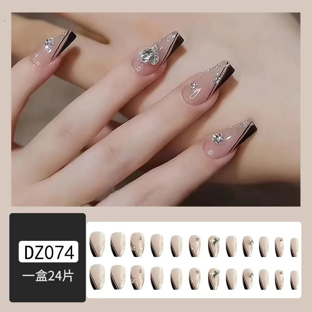 Descuento por tiempo limitado 586 puntas de uñas flash traje coreano lindo kurika je4