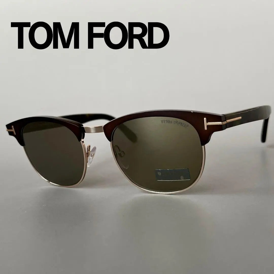 Tom Ford Thurmont Blow Matte Black Gold Sunglasses