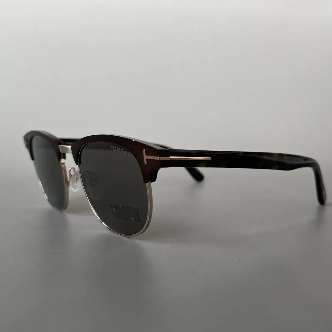 Tom Ford Thurmont Blow Matte Black Gold Sunglasses