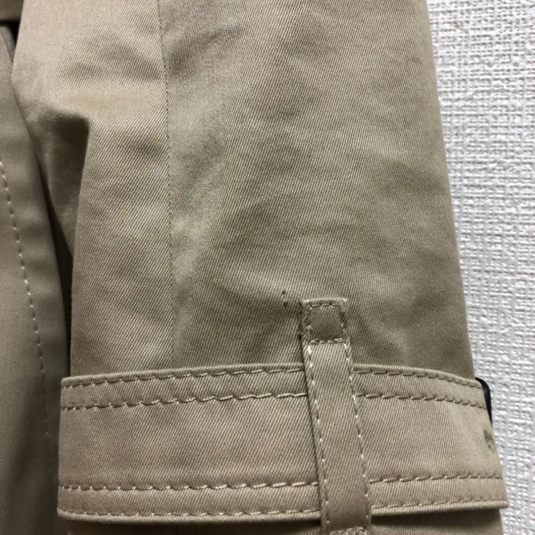 UNTITLED Gabardina Untitle de manga larga beige | SIN TÍTULO アンタイトル 長袖 トレンチコート ベージュ