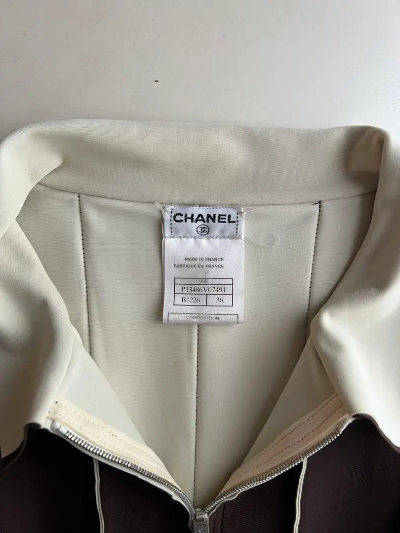 SS1999 CHANEL LINE ZIP SHIRT