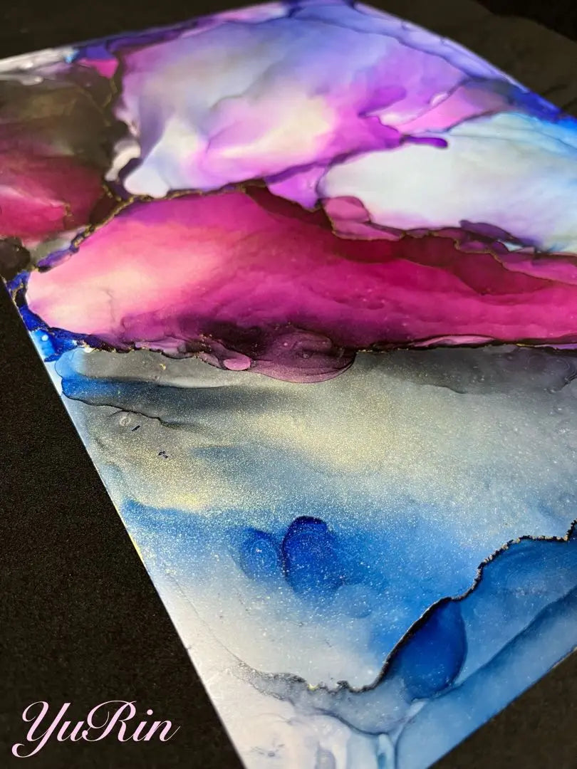 Alcohol ink art original picture 20