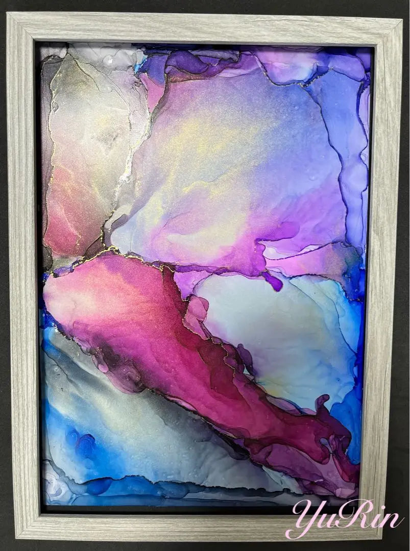 Alcohol ink art original picture 20