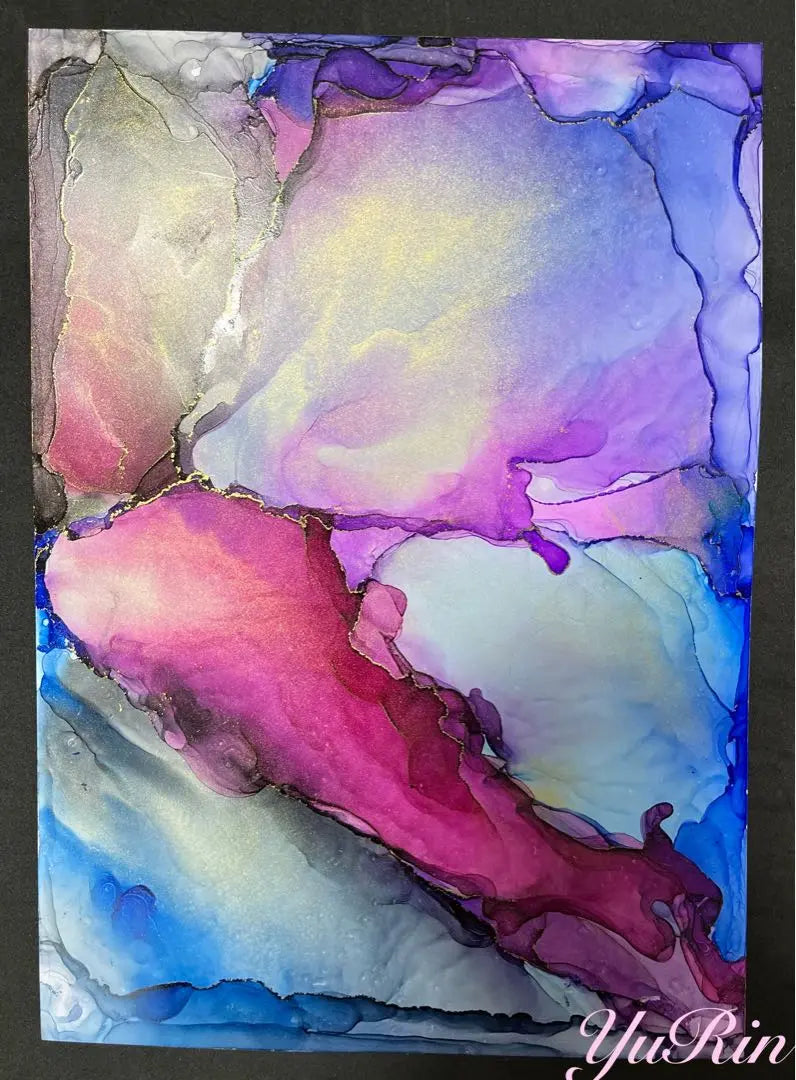 Alcohol ink art original picture 20