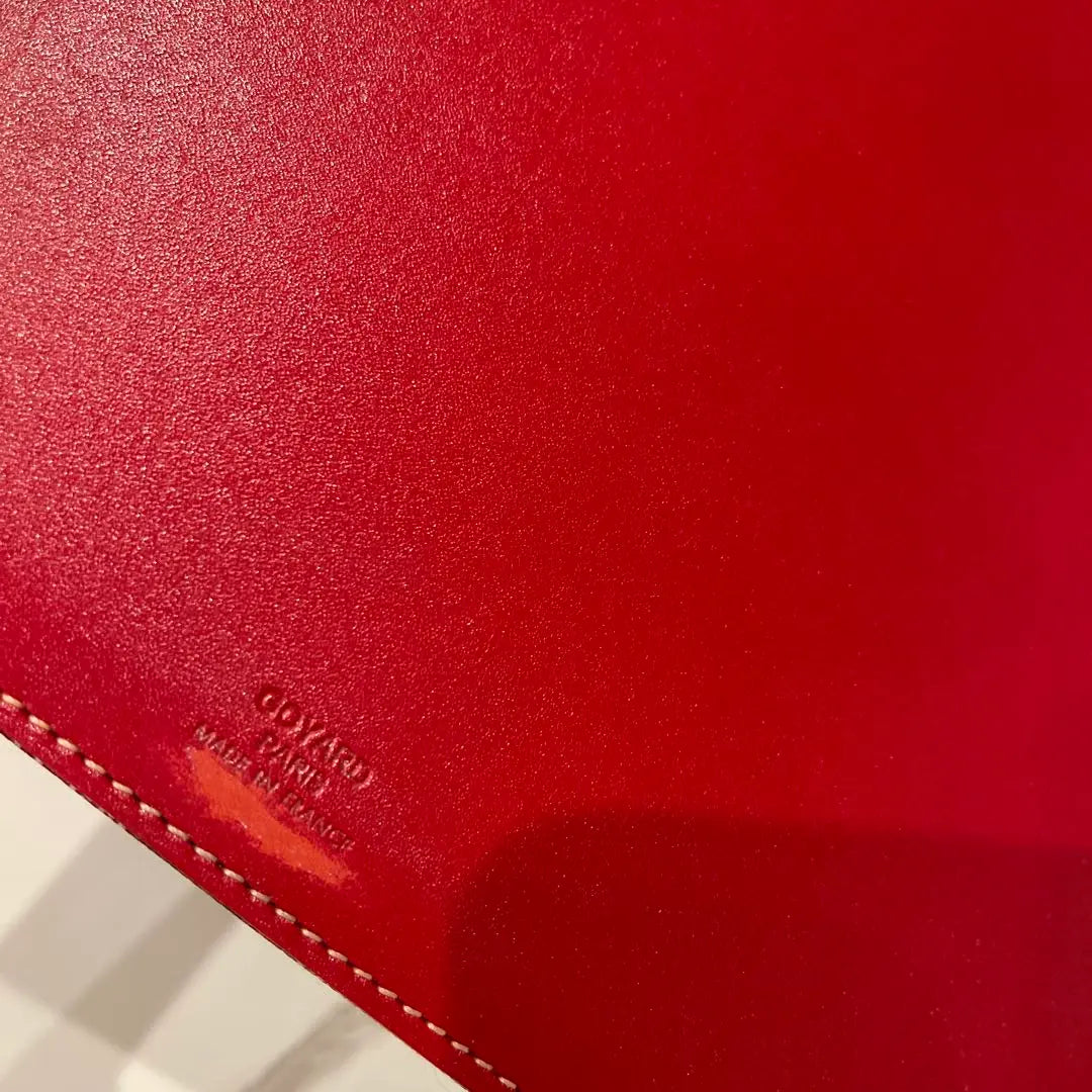 Cuaderno A4 Goyard con estampado rojo