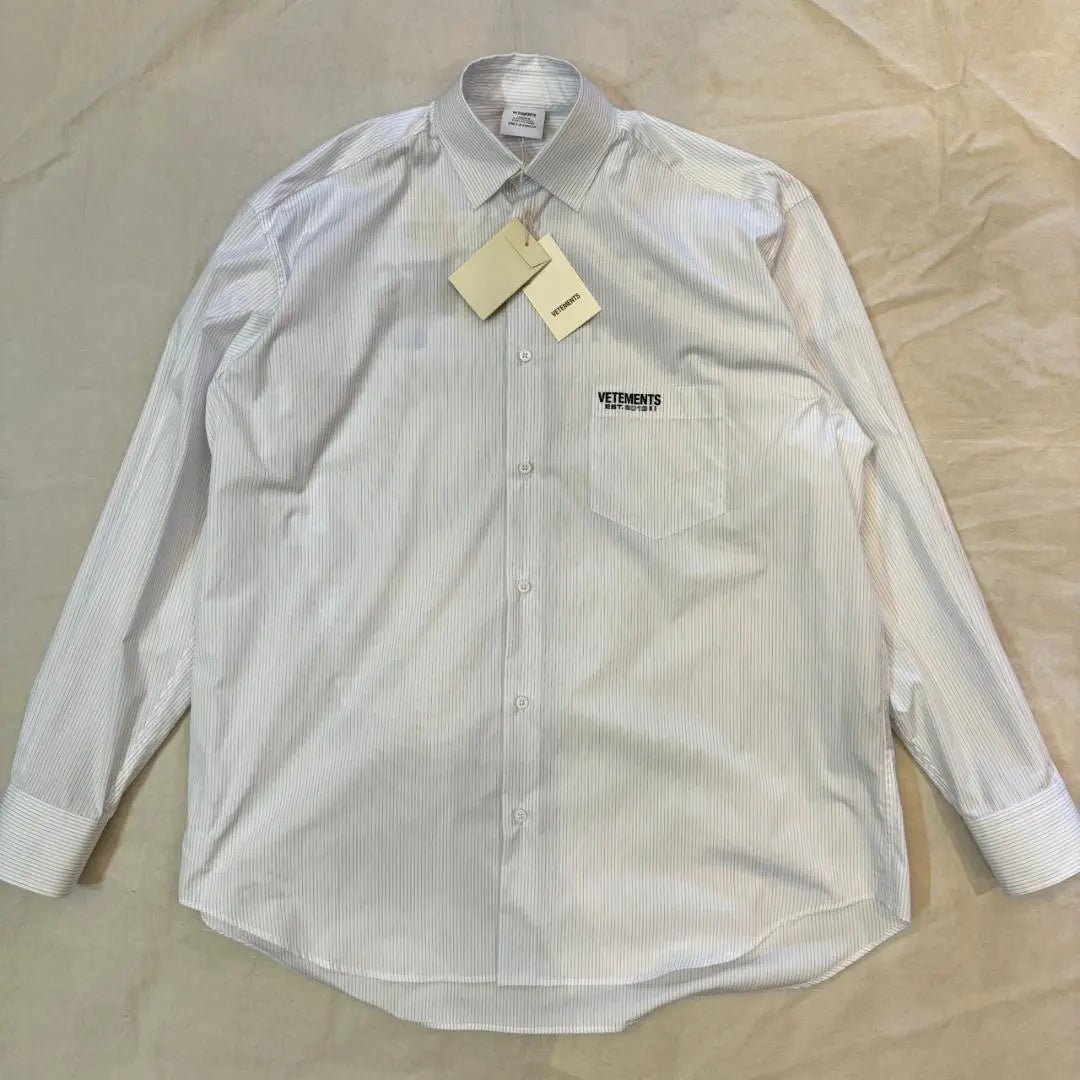 Camisa VETEMENTS nueva y genuina 24ss XS