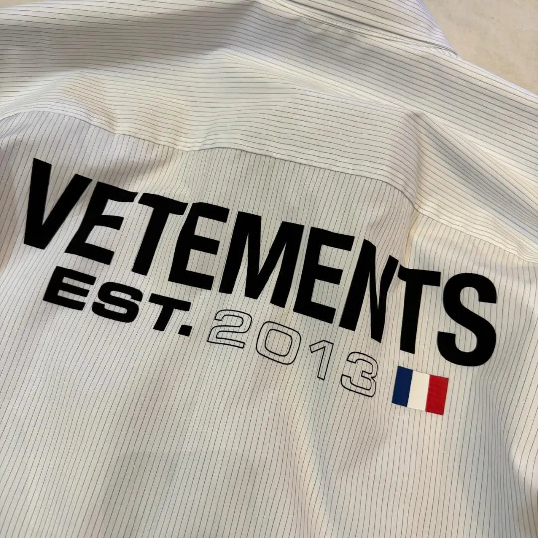 24ss Genuine New VETEMENTS Shirt XS