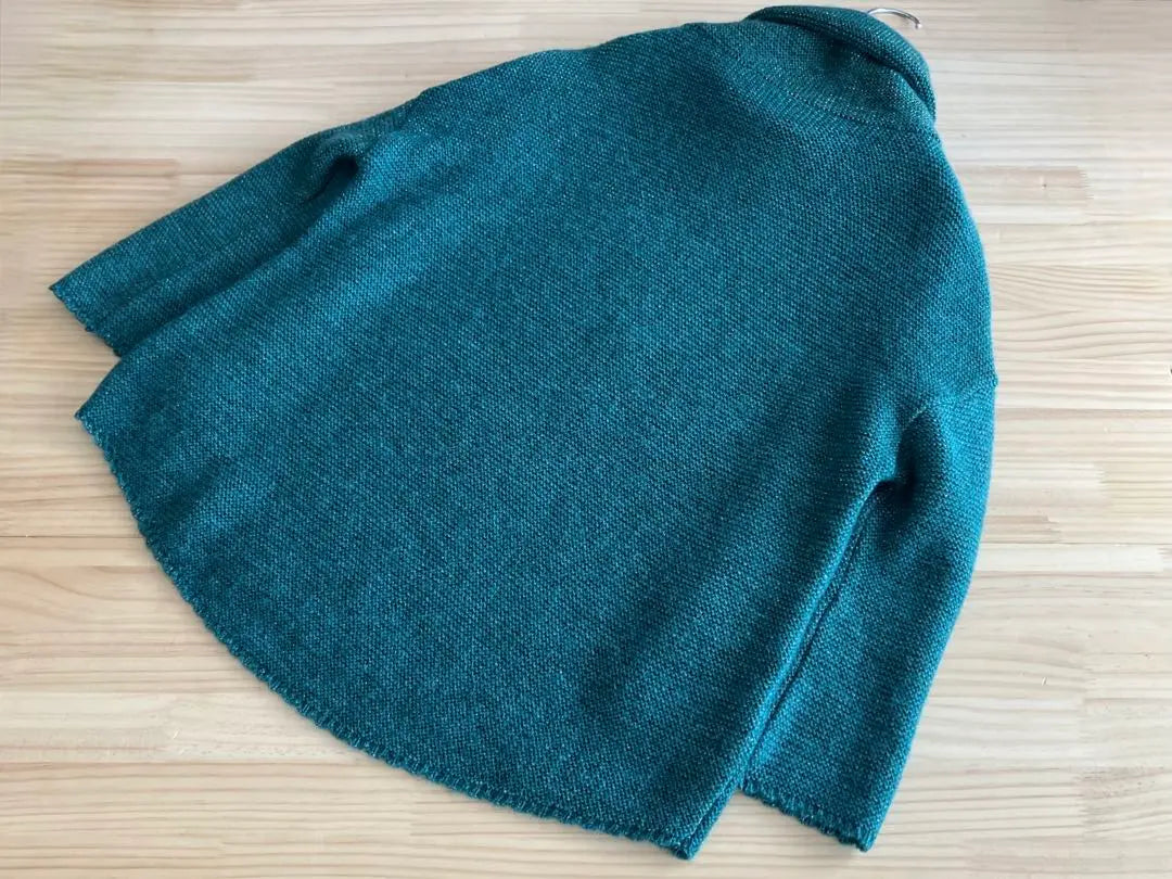 Unused with tag YUKI TORII Knit Embroidered Glitter Green