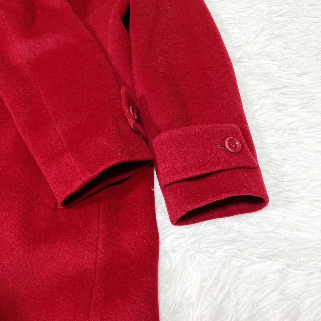 Max Mara Chester Coat Wool Camel 100% Red 42